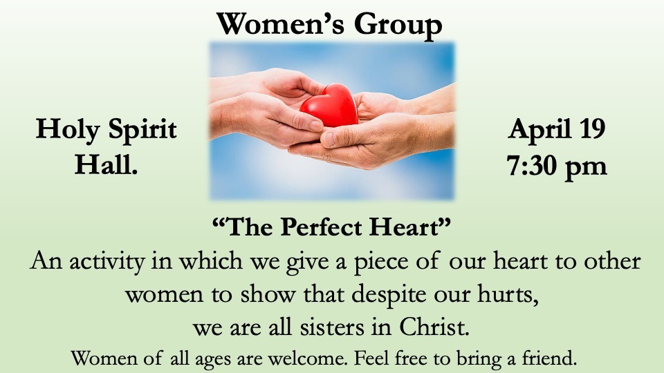 Women's Group Mary, Mother of God Church Hillsborough, NJ